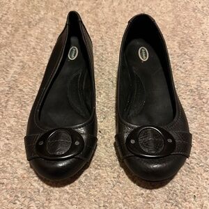 Dr. Scholls Womens Black Flats Size 9